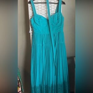 Self-Portrait Turquoise Maxi Dress